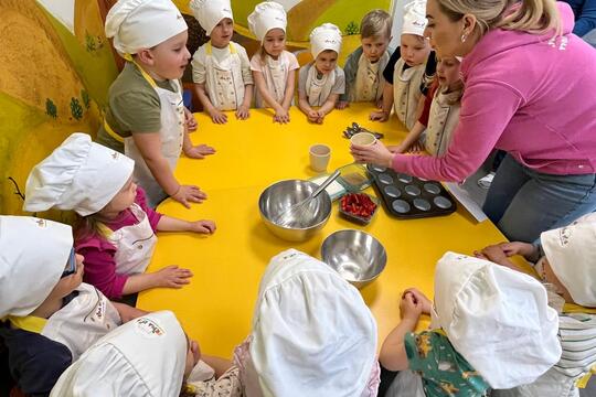 Pečenie zdravých muffinov 1