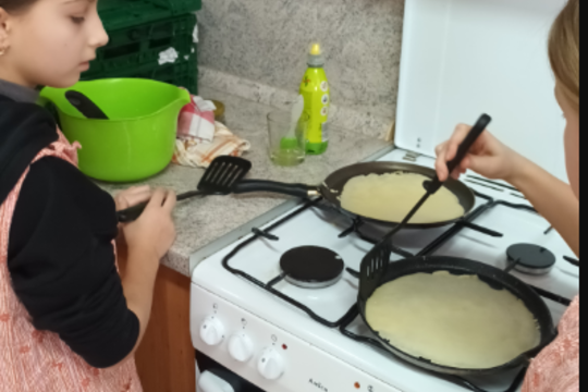 Palacinky, úsmevy a šikovné ruky piatakov 1