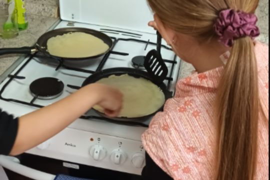 Palacinky, úsmevy a šikovné ruky piatakov 1