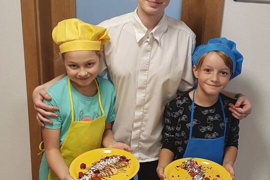 Slávnostné otvorenie našej novej školskej kuchynky! Slávnostné otvorenie našej novej školskej kuchynky! 1