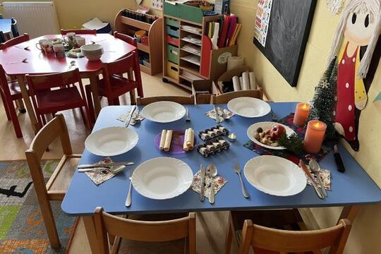 Vianočný obed v materskej škole 1