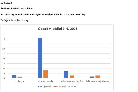 Audit v školskej jedálni – koľko jedla vyhadzujeme? 1