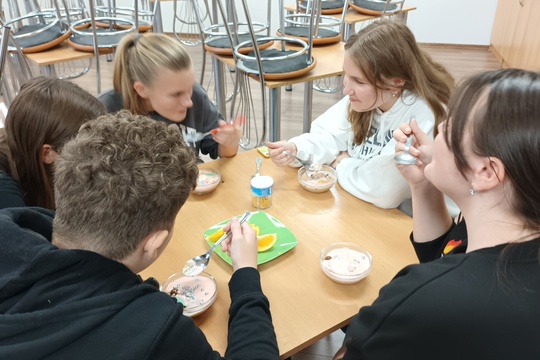 Sladká dobrota - puding s ovocím. 1