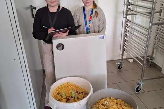 Audit zvyškov jedla v školskej jedálni 1
