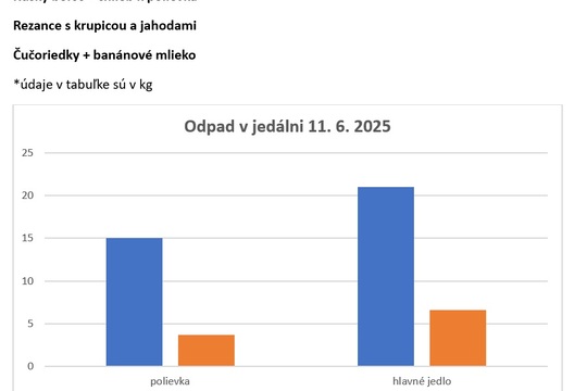 Audit v školskej jedálni – koľko jedla vyhadzujeme? 1