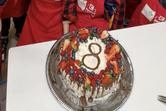 Ako sme na krúžku piekli narodeninovú tortu 1