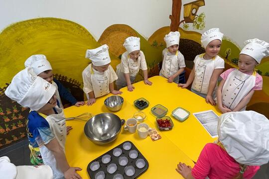 Pečenie zdravých muffinov 1