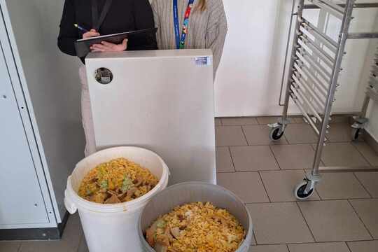 Audit zvyškov jedla v školskej jedálni 1