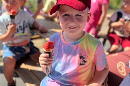 Letné šantenie so zdravým jahodovým sorbetom  1