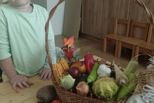 Košík plný dobrôt - zelenina dary prírody  1