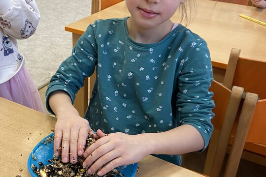 Zimná hostina pre vtáčiky 1