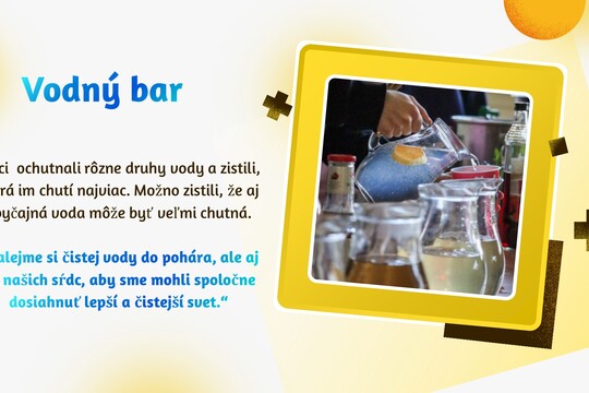 Podporujeme zdravé pitné návyky u detí  1