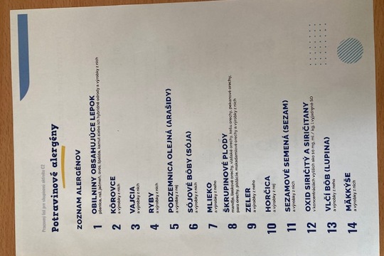 Prednáška o potravinových alergénoch 1